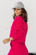 Różowa krótka bluza Lamia