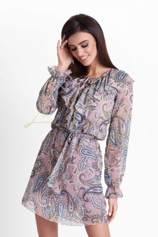 FRIDA sukienka boho z falbanami WE WZORY