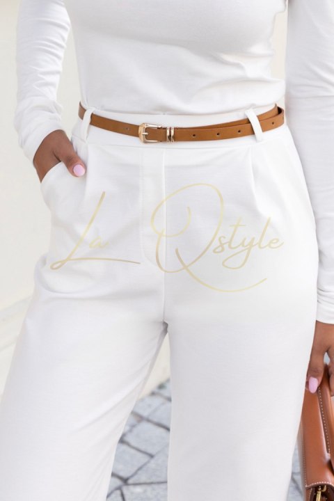 Szerokie spodnie z gumą w pasie Darren