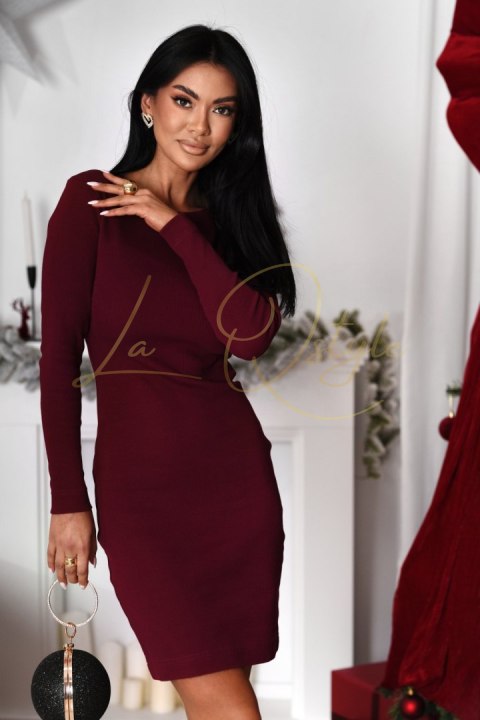 Elastyczna sukienka w prążek NOLIA