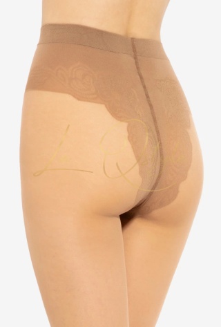 Rajstopy z koronkową częścią majteczkową Monica 20 den DAINO