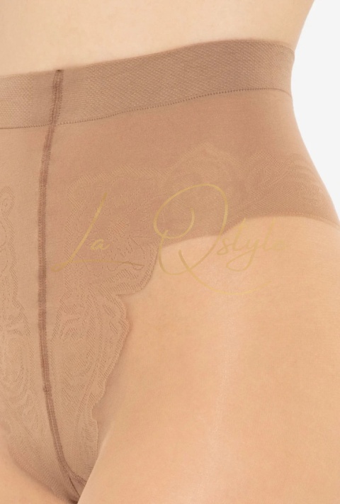 Rajstopy z koronkową częścią majteczkową Monica 20 den DAINO