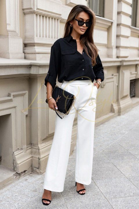 Spodnie Jinny z prostymi nogawkami w kant