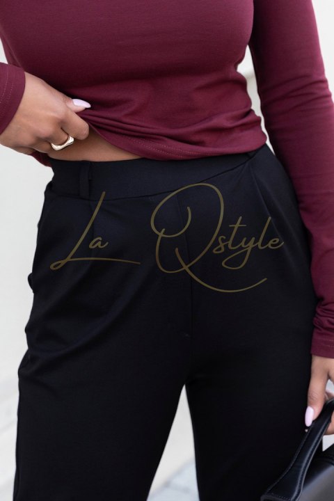 Szerokie spodnie z gumą w pasie Darren