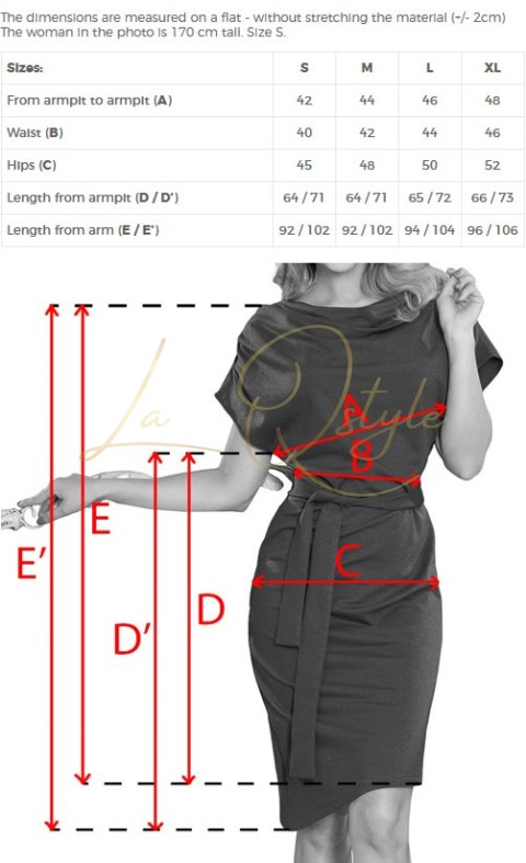 ROXI sukienka z asymetryczną spódnicą i paskiem BORDOWA