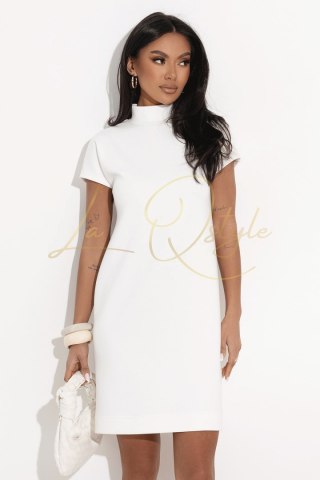 Śmietankowa sukienka dzianinowa KLER