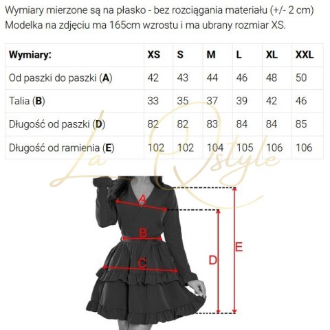 Elegancka sukienka midi z kopertowym dekoltem i tiulowymi rękawami BEŻOWA