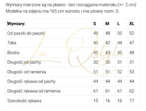 Zamszowa RAMONESKA z długim rękawkiem i zamkami BEŻOWA