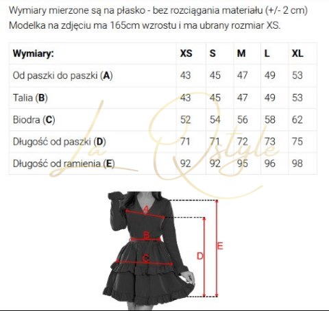 LIORA Elegancka trapezowa sukienka mini z kołnierzykiem JASNY BEŻ