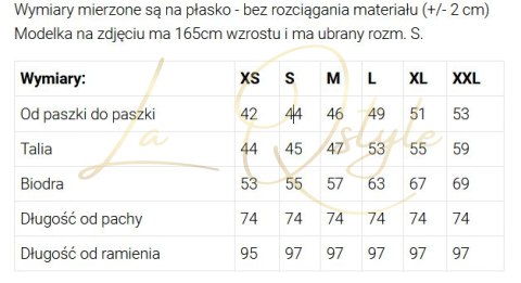 296-3 VICTORIA Trapezowa sukienka - niebiesko-różowe kwiaty