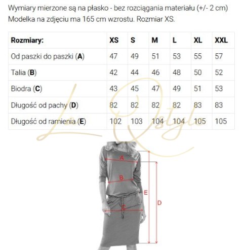 Sportowa sukienka midi z kieszonkami i wiązaniem w pasie ZIELEŃ BUTELKOWA